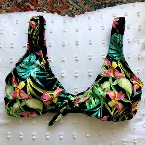 Tropical swim top